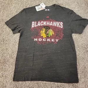 Chicago Blackhawks — Majestic Vintage Hockey T-Shirt — Größe Herren Large - Bild 1 von 6