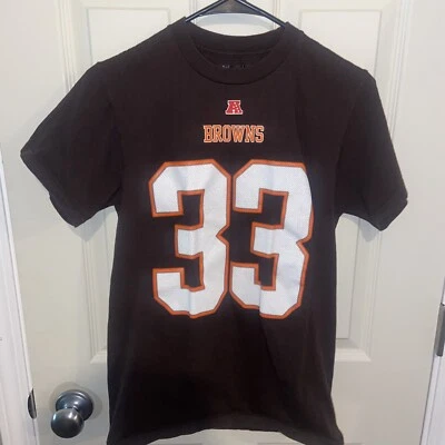 Мужская футболка NFL Team Apparel Cleveland Browns No33 TRENT RICHARDSON размер Small - Изображение 1 из 4