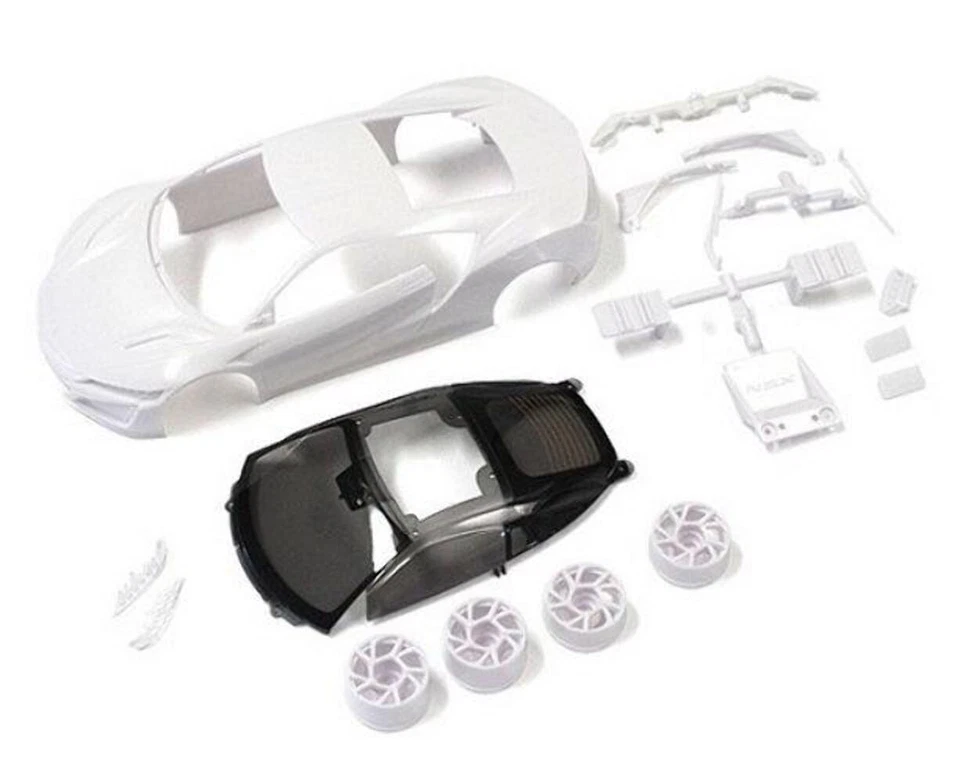 New Kyosho For MM (Mid Motor) Mini-Z MR-03 Honda NSX White Body Set/Wheels MZN18 - Image 1 of 1