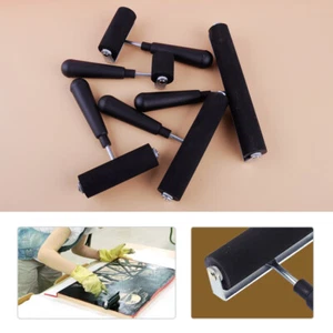 Roller Farbrolle Lackrollen Lackwalzen für Handwerk Kunst Blockdruck og - Picture 1 of 9