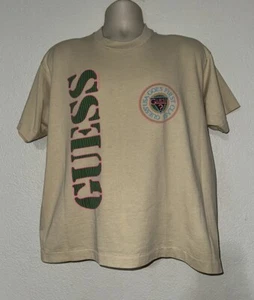 80s 90s VTG Y2K Guess USA Goes First Class Single Stitch XL Saved By The Bell - Picture 1 of 8