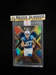 2023 Laiatu Latu Panini Select XRC Tie-Dye Prizm /25 #518 RC Rookie Colts - Picture 1 of 2