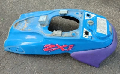 Cubierta de almacenamiento de escotilla Kawasaki Jet Ski ZXI 750 mango cuerpo panel cubierta rodillera Foto 1 de 4