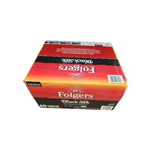 Folgers Black Silk, Dark Roast Coffee, Keurig K-Cup Pods, 60 Count Box Coffee - Picture 1 of 5