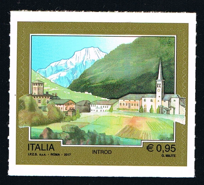 ITALIA 1 FRANCOBOLLO TURISTICA INTROD 2017 nuovo**