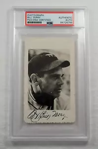 Rare BILL TERRY Signed Original Snapshot Photo-HOF-NEW YORK GIANTS-PSA - Picture 1 of 6
