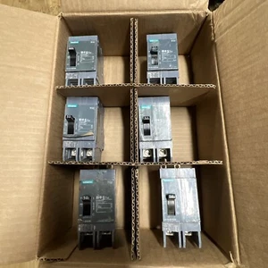 6 Stück - SIEMENS BQD250 SCHALTER 2POLIG 50 AMP - getestet gereinigt funktioniert - Bild 1 von 3