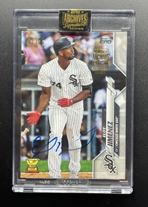2021 Topps Archives Signature Eloy Jimenez 2020 Topps Rookie RC Auto Card #01/36 - Picture 1 of 3