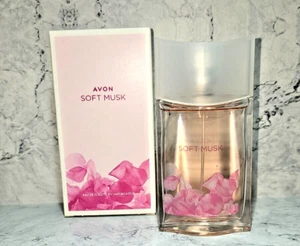 Avon SOFT MUSK Eau de Toilette Parfum Spray 50ml Blumig Rose Jasmin Moschus 💞 - Bild 1 von 4
