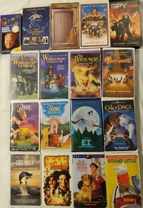 17 VHS Children Borrowers NeverEnding Story Indian in Cupboard Jumanji Spy Kids - Picture 1 of 24