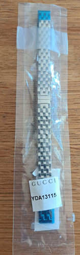 Bracciale Gucci acciaio YDA13115 nuovo per modello 127 SM