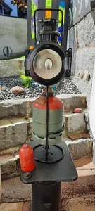 Gasflasche LEER Eisenbahn Signallampe LF Original Zerlegt Versand Möglich - Bild 1 von 10