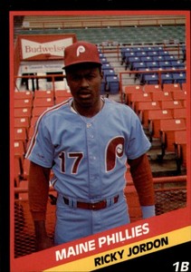 1988 Maine Phillies CMC #11 Ricky Jordan