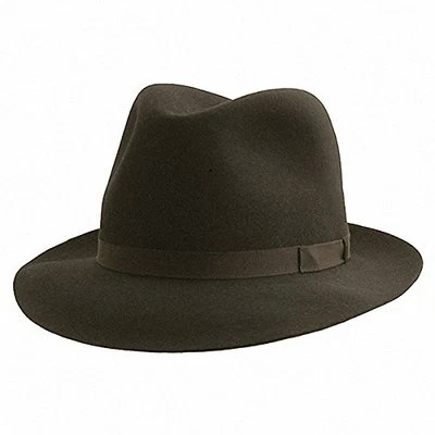 Borsalino Trilby - Fedora de fieltro de piel premium - 3 colores aplastables Foto 1 de 4