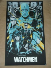 Watchmen Ken Taylor Variant movie poster art print Mondo Mondotees Rorschach
