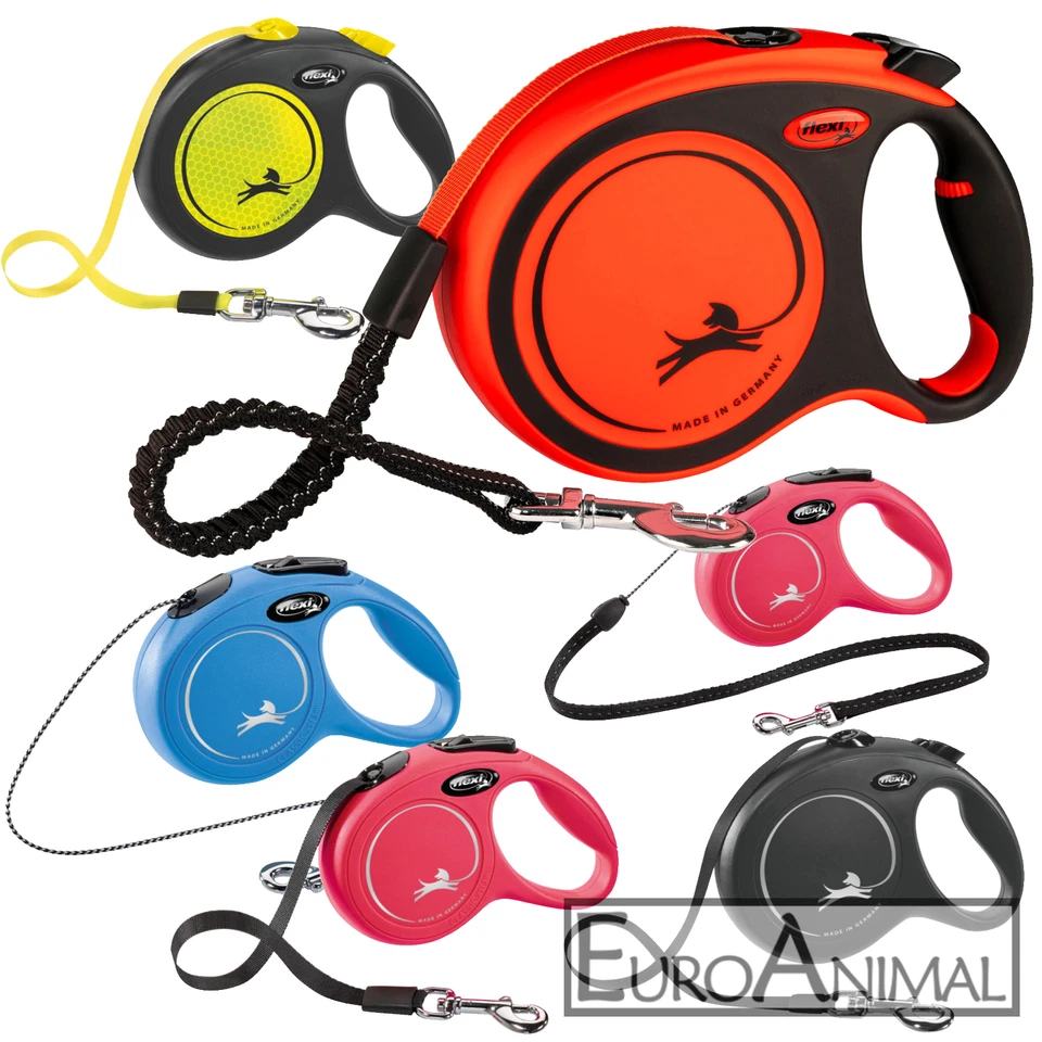 Flexi ausziehbare Hundeleine Rollleine Gurtleine Seilleine Automatikleine 3-8m - Bild 1 von 1
