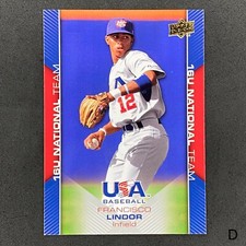 2009 Upper Deck USA Baseball Box Set #USA-55 Francisco Lindor Team USA RC - D