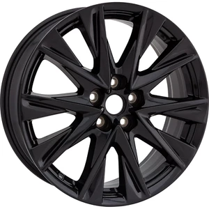 New 19" x 7" Gloss Black Alloy Replacement Wheel Rim 2019-2024 for Mazda CX-5 - Picture 1 of 8