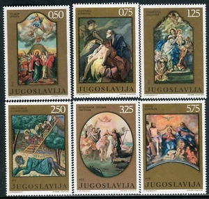 1400 - Yugoslavia 1970 - Baroque Paintings - Art - MNH Set - Picture 1 of 2