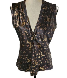 Jig Saw 100 % Seide ärmelloses Damen Top Größe 10 klassisch, Business, Freizeit, adrett - Bild 1 von 20