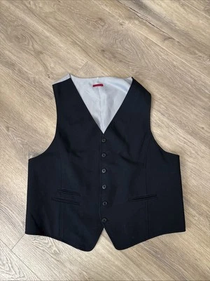 Traje John Varvatos Lana Blanco y Negro Rayas Mejor Talla Grande Para Hombre’s Foto 1 de 4