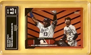 2023 TOPPS UPDATE - ORANGE / BLACK FOIL #US36 - PEREZ / WITT JR - GMA 8.5 MINT - Picture 1 of 1