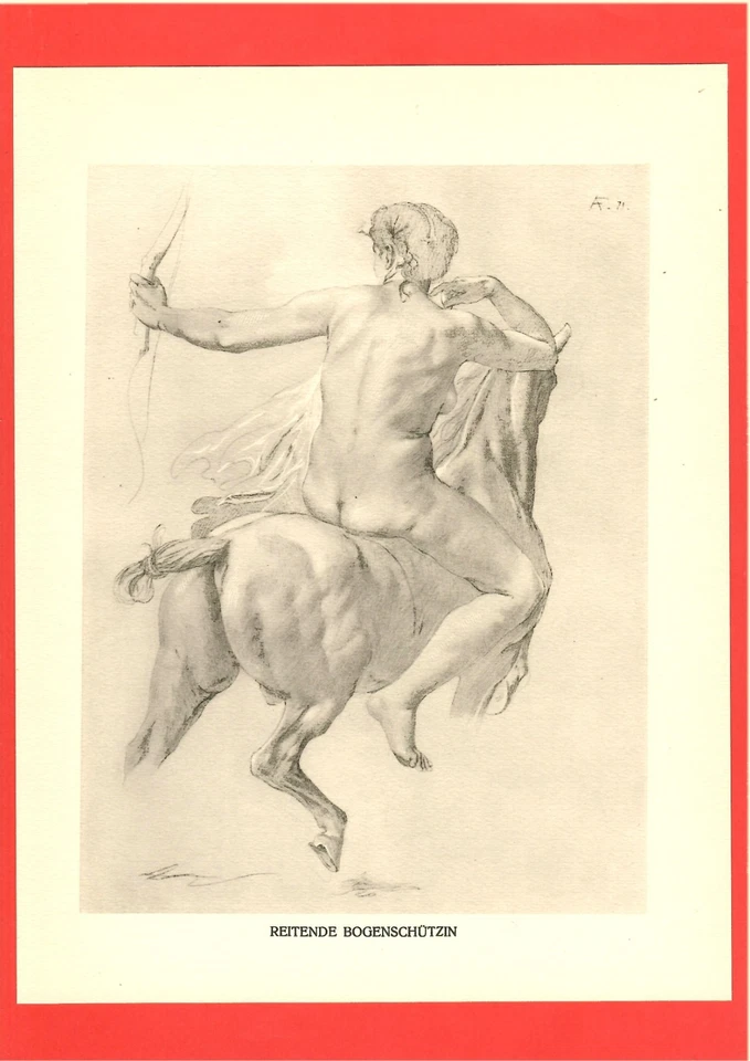 Reitende Bogenschützin * Anselm Feuerbach (1912) – [FEU-27] - Bild 1 von 1