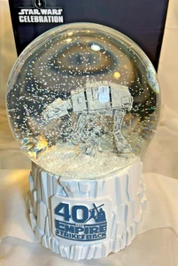 Star Wars Empire Strikes Back 40yh Anniversary Hoth Snow Globe New in Box LE - Picture 1 of 11