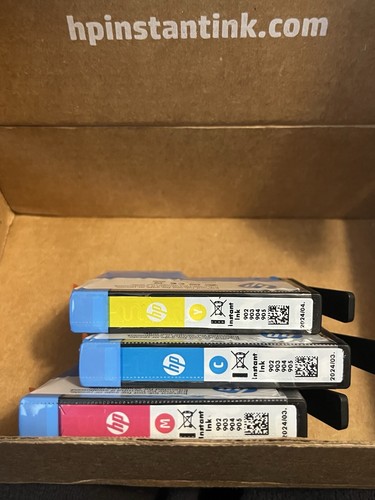 HP 902 903 904 905 New 1 Cyan 1 Yellow 1 Magenta Ink Cartridges Insta ...