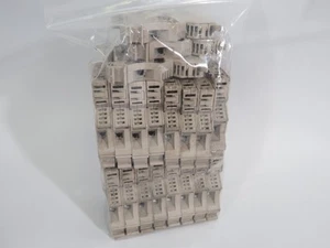 Weidmuller WSI-6/2 Beige Terminal Block 10A 250VAC Lot of 20 USED - Picture 1 of 3