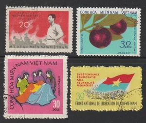 Vietcong NLF Stamps Small Lot Collection Cto Never Hinged - Picture 1 of 1