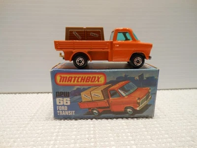 MATCHBOX LESNEY 75 1976 SUPERFAST #66 FORD TRANSIT TRUCK NEW IN BOX - Image 1 of 4