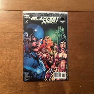 BLACKEST NIGHT #7 1ª impresión 1er anillo linterna blanca DC Comics - Imagen 1 de 1