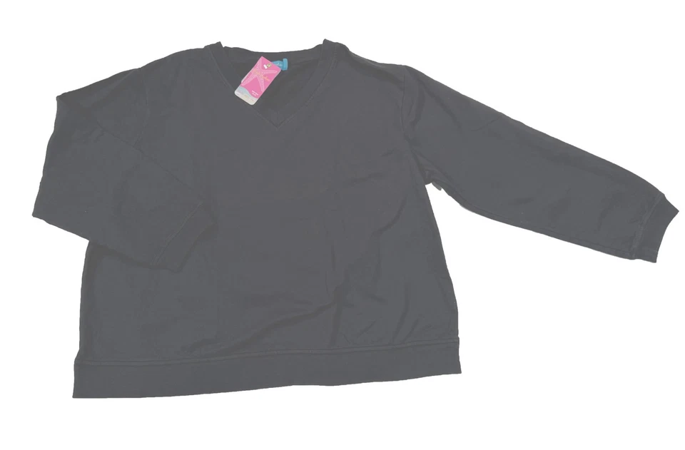 1X Sudadera básica de algodón negra FRESH PRODUC NUEVA CON ETIQUETAS Foto 1 de 1