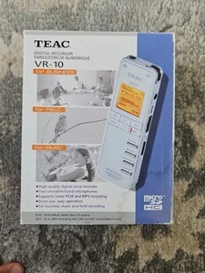 Teac VR-10 Handheld Digital PCM Recorder Voice Sound Gray Portable - Picture 1 of 6