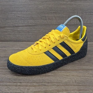 Adidas Montreal 76 Talla UK 7 Amarillo Negro Gamuza Entrenadores Raro BD7635 - Imagen 1 de 20