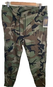POLO RALPH LAUREN MENS CAMO DRAWSTRING CARGO SWEATPANTS JOGGER PANTS L - Picture 1 of 3