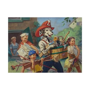 Sparky the Fire Safety Dog advertisement - Paper Poster - Picture 1 of 49