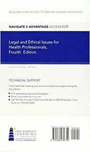 Navigate 2 Advantage Access for Legal & Ethical Issues for Health Pros. 4th Ed. - Picture 1 of 1