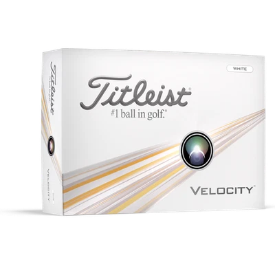 TITLEIST VELOCITY WHITE 2024 GOLF BALL DOZEN