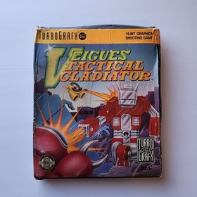 Veigues Tactical Gladiator Box ONLY Turbo Grafx 16 * Cardboard Outer Box 