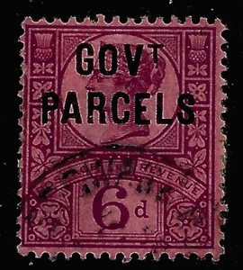 GB QV 1840/04 Sg O66, 6d Viola Rosa-Rosso GOVT PACCHI Ufficiale, Usato in ottime condizioni. (16) - Foto 1 di 1