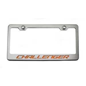 Marco de placa ACC HEMI naranja 'Challenger' incrustación se adapta a Dodge Challenger-acero - Imagen 1 de 4