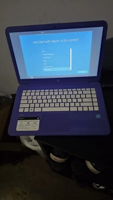 HP Stream 7265NGW Laptop, Intel Celeron N3060 @ 1.6GHz, 4GB RAM, 32GB SSD, W10H - Image 1 of 4