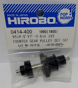 Hirobo 0414-400 Umlenk Getrieberad Set 18 T Counter Gear Pulley Set 18T - Picture 1 of 1