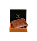 NAPA HIDE Leather Wallet for Men Handcrafted Tan Crunch Free Shipping
