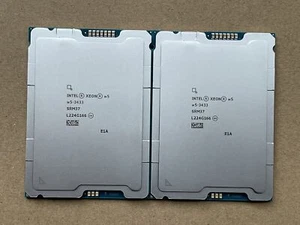 Intel Xeon W5-3433 QS 2.0GHZ 45MB 32 thread L3 cache 16 core - Picture 1 of 2