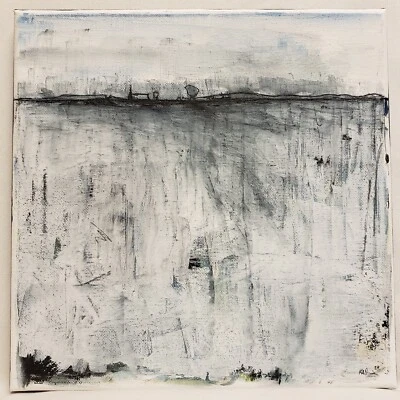 No.633 Original Abstract Modern Minimal  Landscape Painting By K.A.Davis - Image 1 of 4