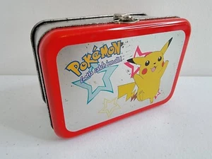 Pokémon Sammlerstück Metalldose 6"x4" Pikachu Aufbewahrung Nintendo 1998 - Bild 1 von 12