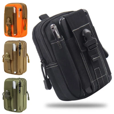 Funda táctica para teléfono celular funda para teléfono inteligente Molle EDC gadget bolsa de cintura Foto 1 de 4